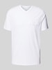 ARMANI EXCHANGE T-shirt met labelbadges Wit