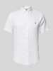 Polo Ralph Lauren Koszula casualowa z wyhaftowanym logo Biały