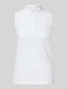 Christian Berg Woman Tanktop met polokraag Wit