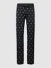 Polo Ralph Lauren Underwear Sweatpants met all-over print, model 'LIQUID' Zwart