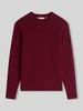 Tommy Hilfiger regular fit pullover van puur katoen Bordeaux