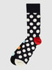 Happy Socks Socken mit Allover-Muster Modell 'Classic Big Dot' Black