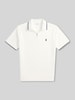 Polo Ralph Lauren Regular Fit Poloshirt aus Baumwoll-Mix mit Reißverschluss Weiss