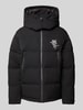 Multiply Apparel Steppjacke mit Kapuze Black