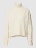 Drykorn Strickpullover aus reiner Schurwolle Modell 'LYZIMA' Ecru
