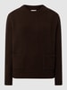 Rosa & Me Pullover met kasjmiergehalte  Donkerbruin