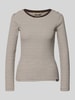 Smith and Soul Longsleeve in Ripp-Optik mit Rundhalsausschnitt Marine
