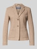 WHITE LABEL Slim Fit Blazer aus Woll-Mix mit Reverskragen Sand