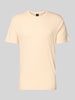 BOSS Orange damski t-shirt o kroju regular fit z czystej bawełny model 'TEGOOD' Morelowy