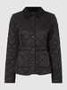 Barbour Steppjacke mit Cordkragen Modell 'Deveron' Black