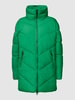 Jake*s Casual Gewatteerd jack met opstaande kraag Appeltjesgroen