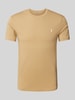 Polo Ralph Lauren T-Shirt mit Label-Stitching Camel