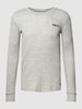 Polo Ralph Lauren Underwear Longsleeve mit Strukturmuster Modell 'WAFFLE' Mittelgrau Melange