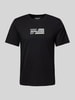 Jack & Jones T-Shirt mit Label-Print Modell 'CORP' Black