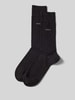 BOSS Socken mit Label-Print im 2er-Pack Anthrazit