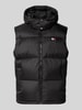 Tommy Jeans Regular fit bodywarmer met afneembare capuchon Zwart