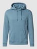 Blend Hoodie met labeldesign, model 'Downton' Lichtblauw