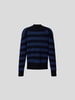 Jacquemus Pullover mit Streifenmuster Marineblau