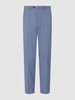 Christian Berg Men Pantalon met ruitmotief Blauw