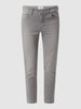 Angels Ankle cut jeans met stretch, model 'Ornella' Lichtgrijs