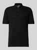 Brax Regular Fit Poloshirt mit Label-Print Modell 'Pete' Black