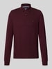 Tommy Hilfiger Regular fit poloshirt van katoenmix Bordeaux