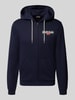 Napapijri Sweatjacke mit Kapuze und Känguru-Tasche Modell 'AYLMER' Marine