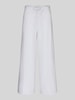 MAC Wide Leg Jeans mit Bindegürtel Modell 'WENDY' Weiss
