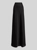Lauren Ralph Lauren Ausgestellter Maxi-Rock aus Satin Black