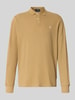Polo Ralph Lauren Poloshirt met korte knoopsluiting Hazelnoot