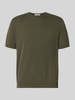 Selected Homme Regular Fit T-Shirt aus reiner Baumwolle Modell 'TORINO' Dunkelgruen