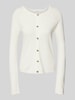 Christian Berg Woman Vest met knoopsluiting Offwhite