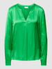 Milano Italy Blouseshirt met V-hals Groen