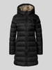 Blauer Usa Płaszcz puchowy z kapturem model ‘AGNES’ Czarny