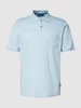 MAERZ Muenchen T-Shirt mit Knopfleiste Bleu