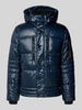 Tom Tailor Gewatteerd regular fit jack met afneembare capuchon Marineblauw