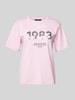 Weekend Max Mara T-Shirt mit Rundhalsausschnitt Modell 'CABINA' Rosa