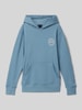 Billabong Hoodie mit Label-Motiv-Print Modell 'COMPASS' Rauchblau