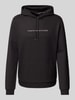 Tommy Hilfiger Hoodie mit Label-Print BLACK