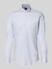 BOSS Slim Fit Businesshemd aus Baumwoll-Mix Modell 'H-HANK-SP' Bleu