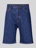 Jack & Jones Baggy fit korte jeans in 5-pocketmodel, model 'ALEX' Donkerblauw
