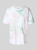 Jake*s Casual T-Shirt im Batik-Look Mint