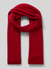 MCNEAL Schal aus Woll-Mix mit Kaschmir-Anteil Dunkelrot
