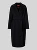 Max Mara Studio Regular Fit Wollmantel mit Kaschmir-Anteil Modell 'CLES' Black