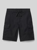 CHAMPION Szorty cargo o kroju regular fit z tunelem Czarny