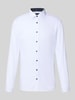 OLYMP No. Six Super slim fit zakelijk overhemd met kentkraag Wit