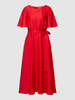 Swing Cocktailkleid mit Taillengurt Rot
