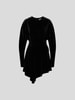 Alexandre Vauthier Minikleid in Samt-Optik Schwarz