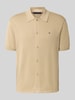Tommy Hilfiger Regular fit overshirt van puur gebreid katoen Beige
