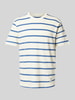 Pepe Jeans T-shirt met labelpatch, model 'Alessandro' Wit